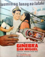 70s advert headlining GSM is ¨The Drink of a Real Man¨. Image by Alex D.R. Castro via Isa Munang Patalastas Blogspot